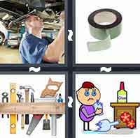 4 Pics 1 Word level 354 
