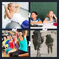 4 Pics 1 Word level 4-4 8 Letters