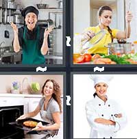 4 Pics 1 Word level 17-10 4 Letters