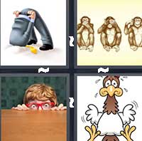 4 Pics 1 Word level 16-12 6 Letters