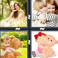 4 Pics 1 Word level 6-8 3 Letters