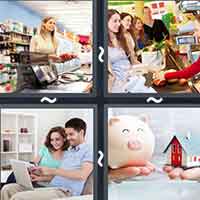4 Pics 1 Word level 9-13 3 Letters