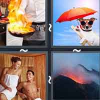 4 Pics 1 Word level 12-10 3 Letters